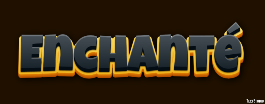 Enchanté Effet de Texte