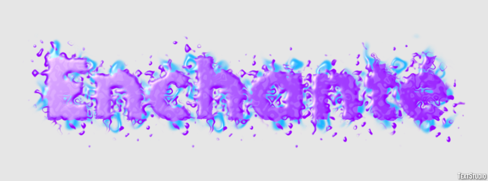 Enchanté Efecto de texto