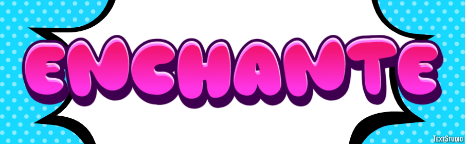 Enchanté Efecto de texto