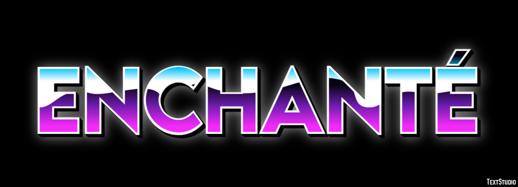 Enchanté Tekst Effect