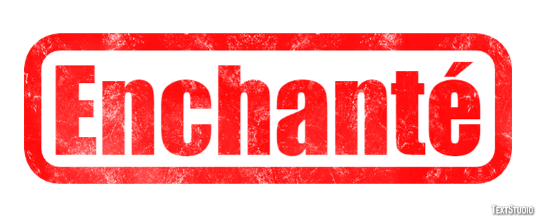 Enchanté Tekst Effect
