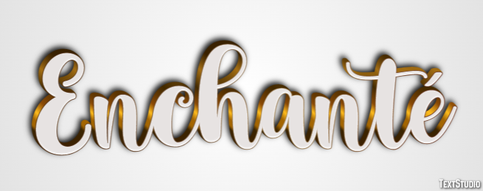 Enchanté Effet de Texte