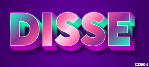 Disse テキスト効果