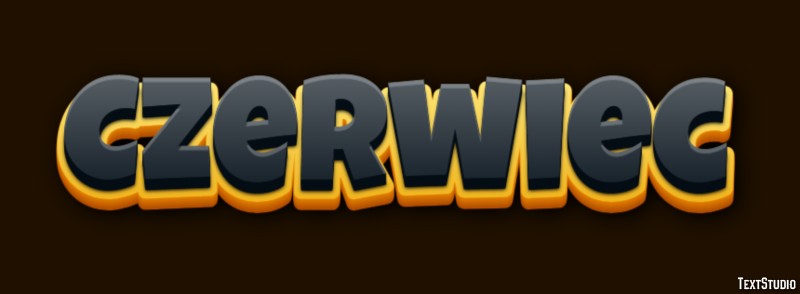Czerwiec Efekt tekstowy