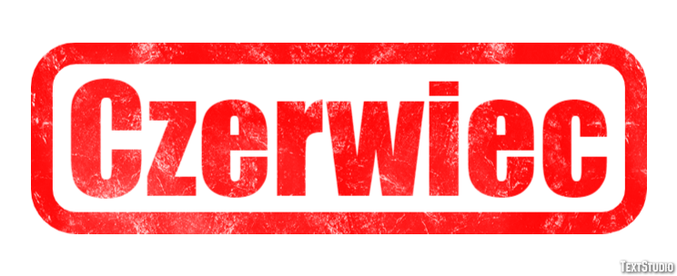 Czerwiec Efekt tekstowy