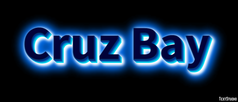 Cruz Bay Efekt tekstowy