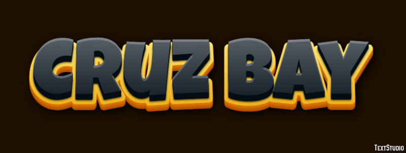 Cruz Bay Efekt tekstowy