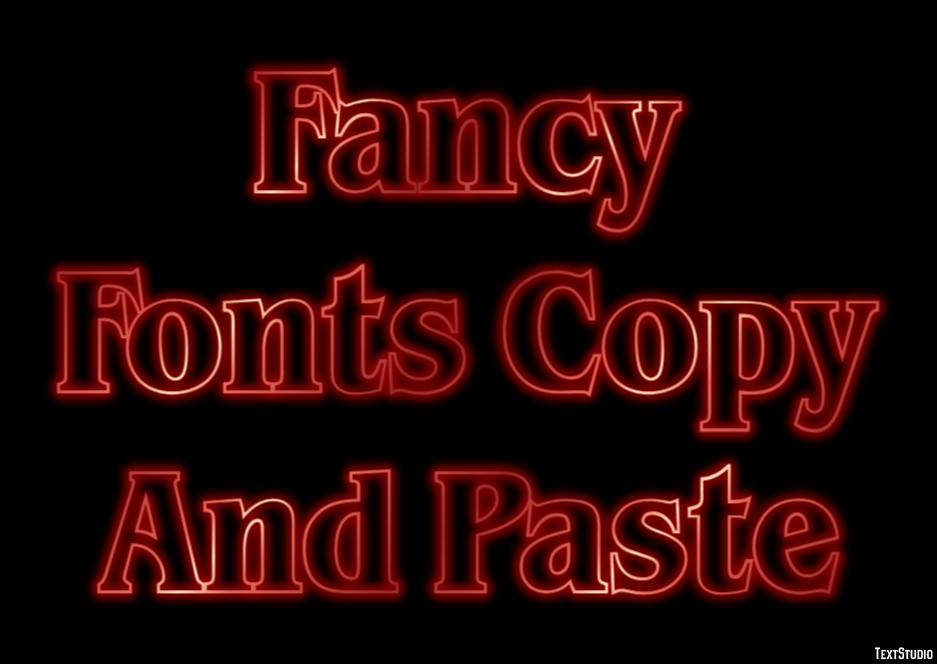 Fancy Fonts Copy And Paste テキスト効果