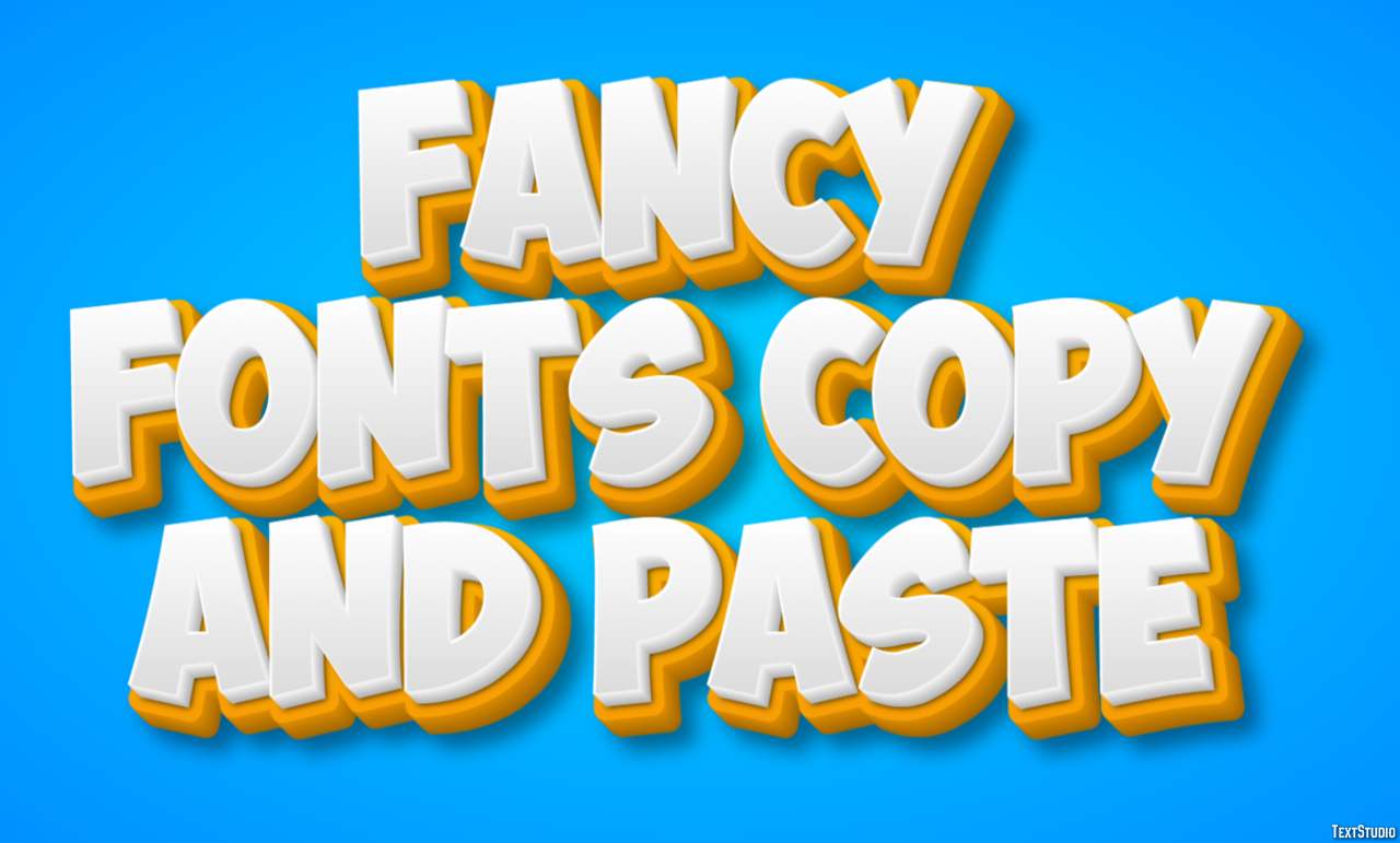 Fancy Fonts Copy And Paste テキスト効果