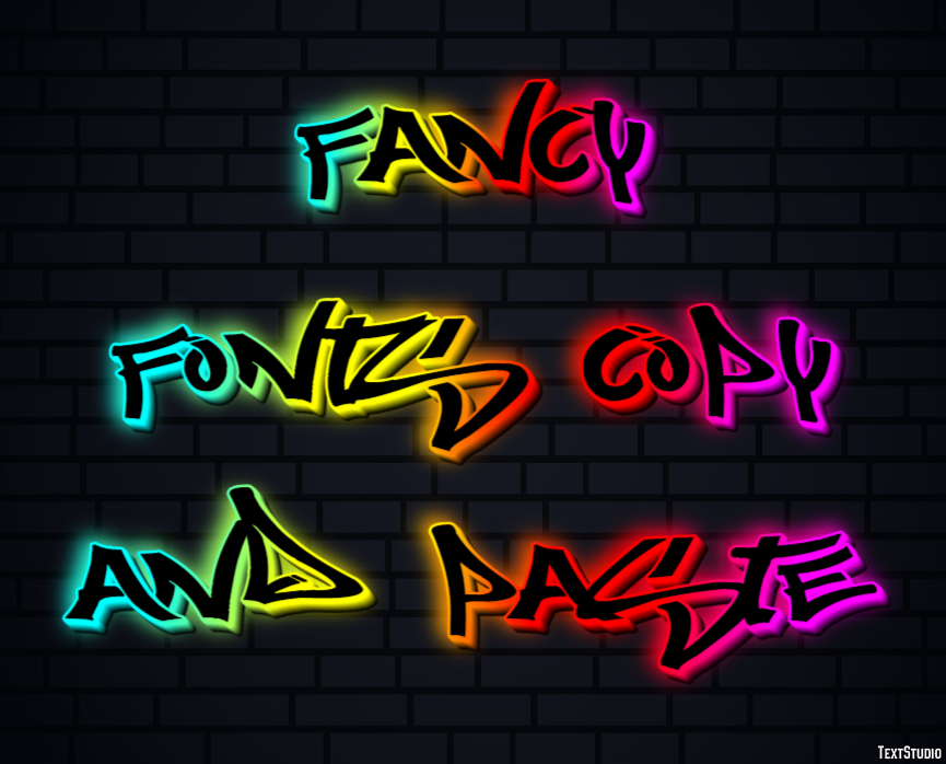 Fancy Fonts Copy And Paste Tekst Effect