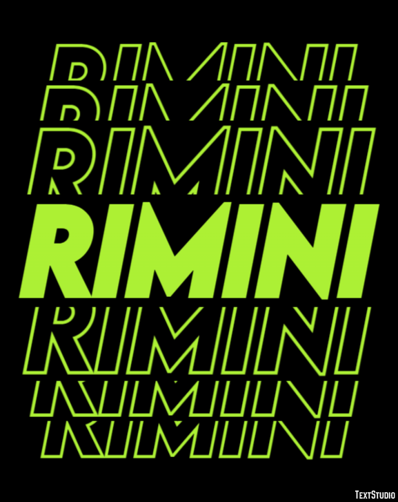 Rimini Efekt tekstowy