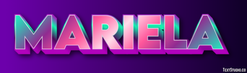 Mariela Efecto de Texto