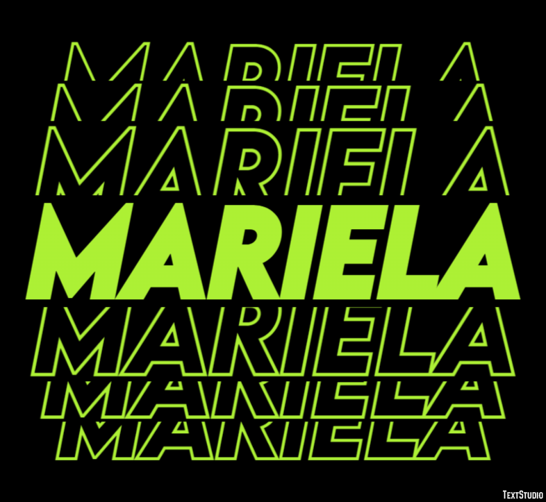 Mariela Efecto de Texto
