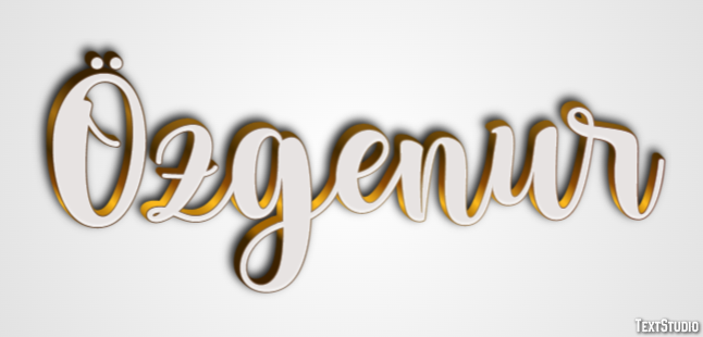 Özgenur Text Effect