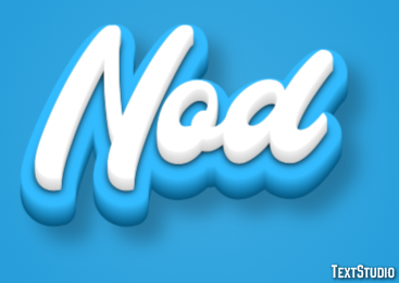 Nod Text Effect