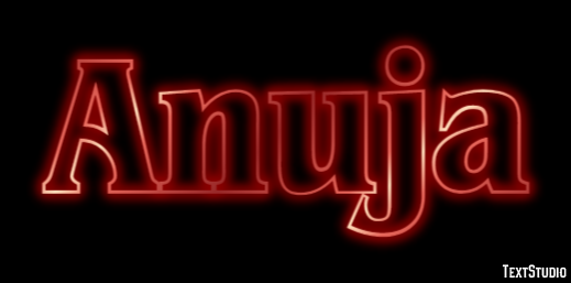 Anuja Texteffekt