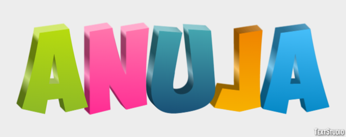 Anuja Texteffekt