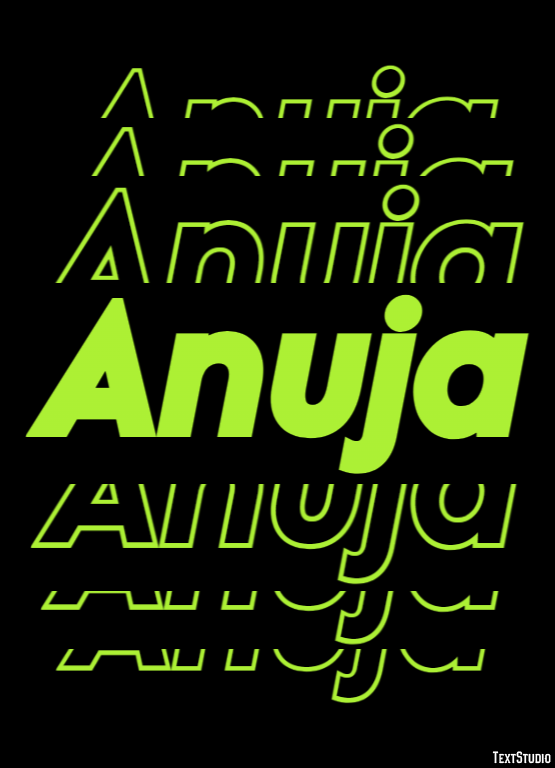 Anuja Text Effect
