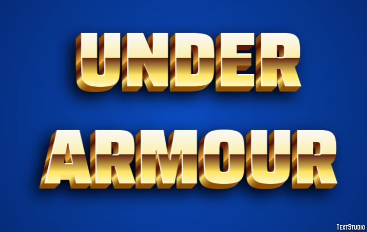 Under Armour Efecto de Texto