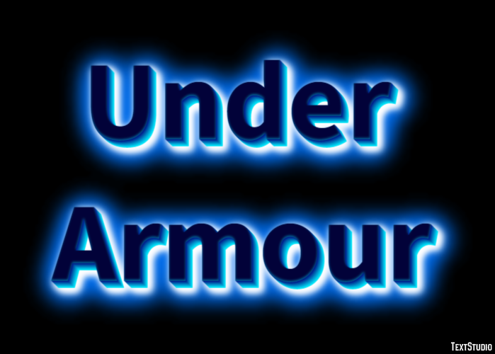 Under Armour Efecto de Texto