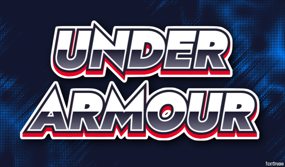 Under Armour Efecto de Texto