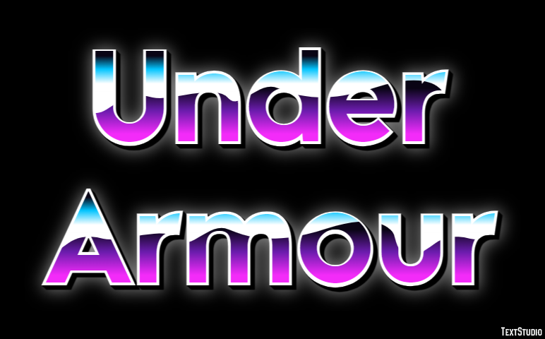 Under Armour Efecto de Texto