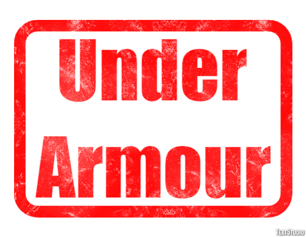 Under Armour Efecto de Texto