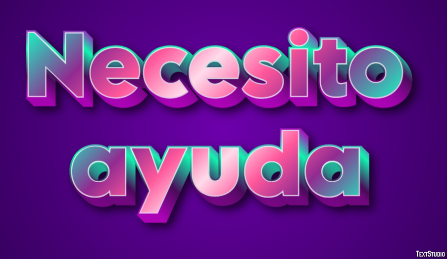 Necesito ayuda Efeito de texto