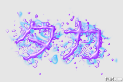 タカ Texteffekt