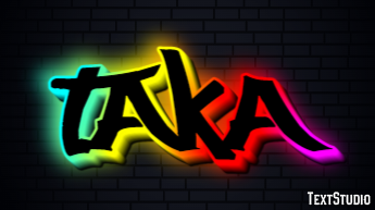 タカ Texteffekt