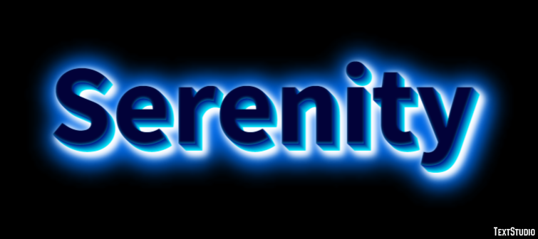 Serenity Efekt tekstowy