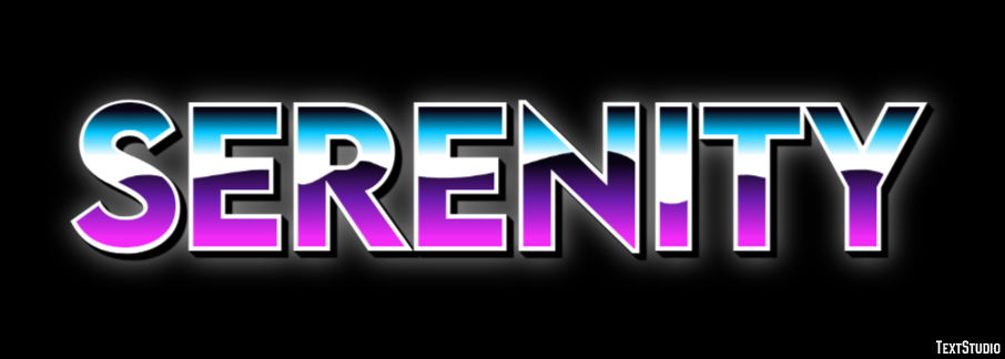 Serenity Efekt tekstowy