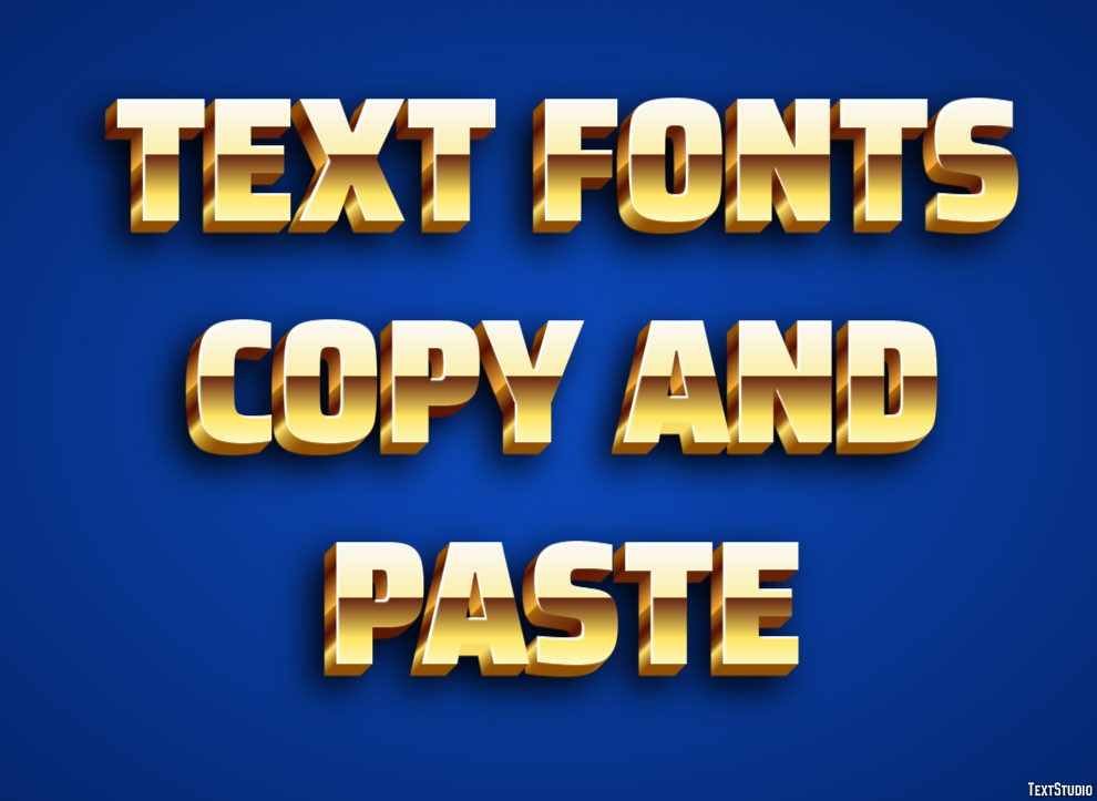 Text Fonts Copy And Paste Effetto testo