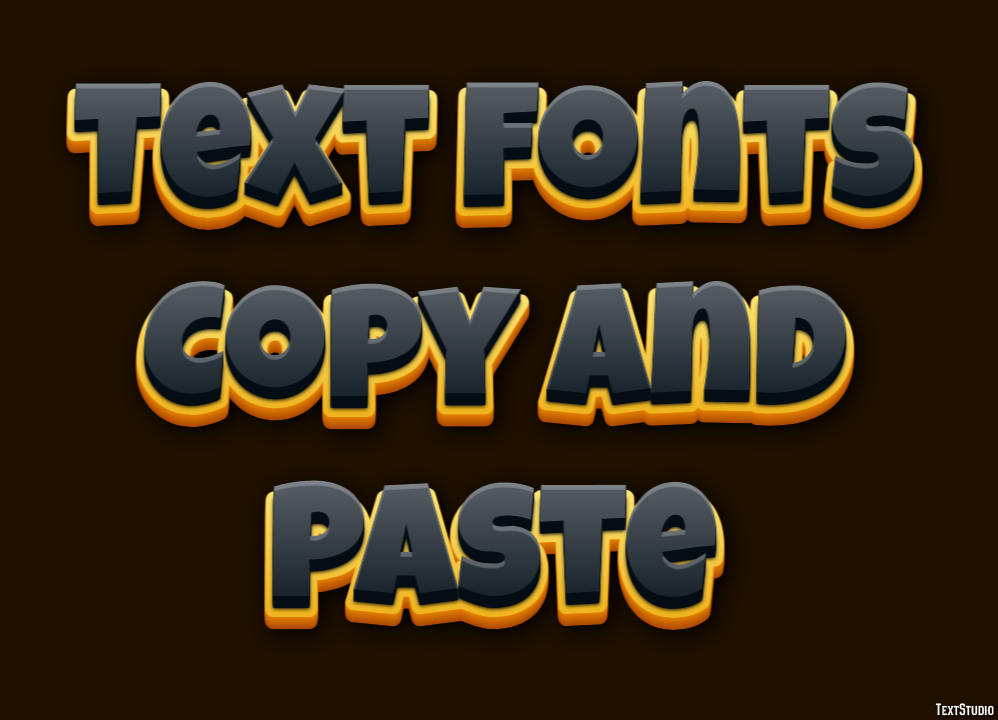 Text Fonts Copy And Paste Effetto testo