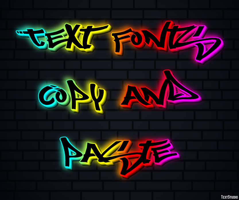 Text Fonts Copy And Paste Effetto testo