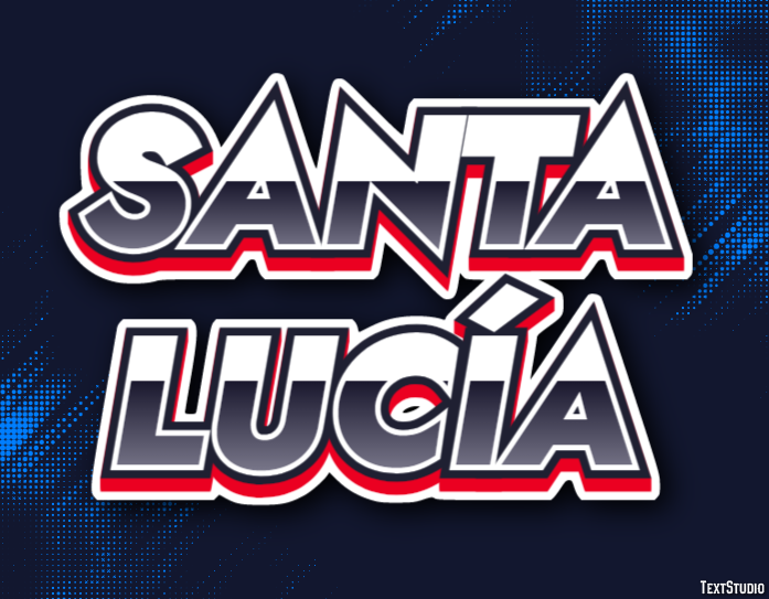 Santa Lucía Effetto testo