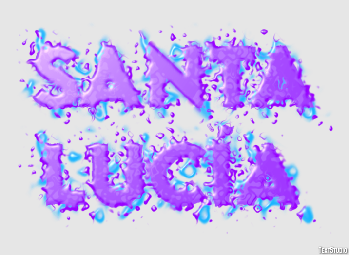 Santa Lucía Efekt tekstowy