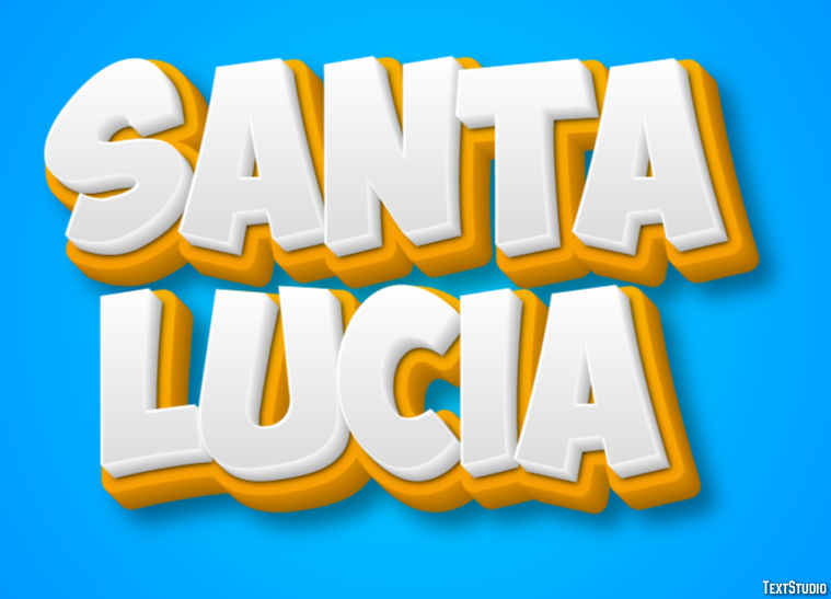 Santa Lucía Efekt tekstowy