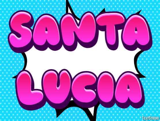 Santa Lucía Effetto testo