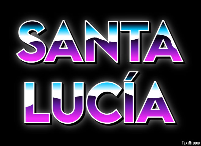 Santa Lucía Effetto testo