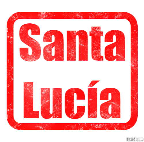 Santa Lucía Efekt tekstowy