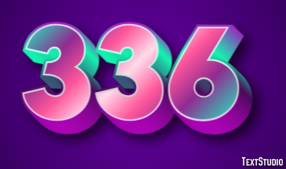 336 Efecto de Texto