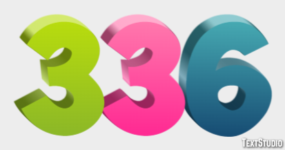 336 Efecto de Texto