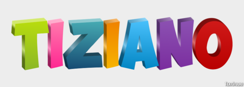 Tiziano Effetto testo