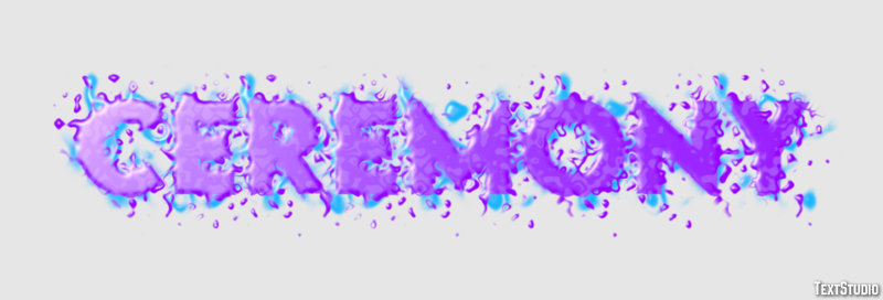Ceremony Text Effect
