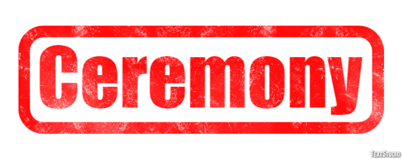 Ceremony Text Effect