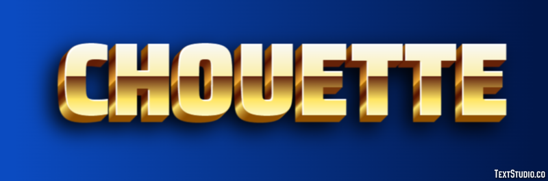 Chouette Effet de Texte