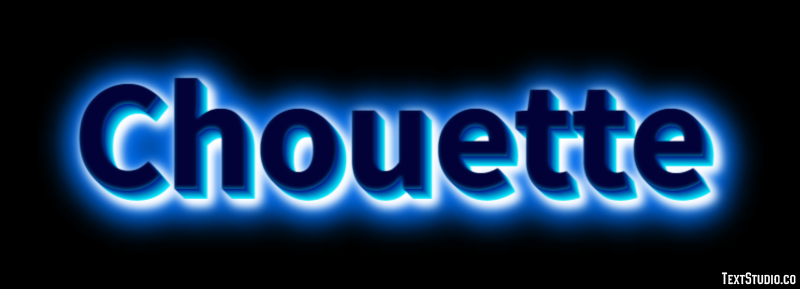 Chouette Effet de texte