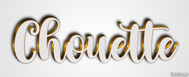 Chouette Effet de texte