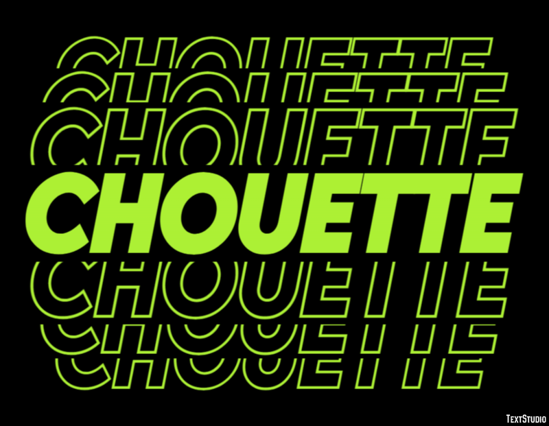 Chouette Effet de Texte